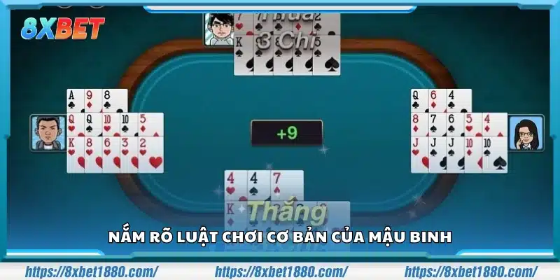 Luật chơi Mậu Binh cơ bản cần biết trước khi tham gia