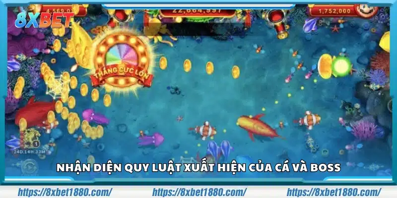 Cách xác định quy luật khi cá và boss xuất hiện